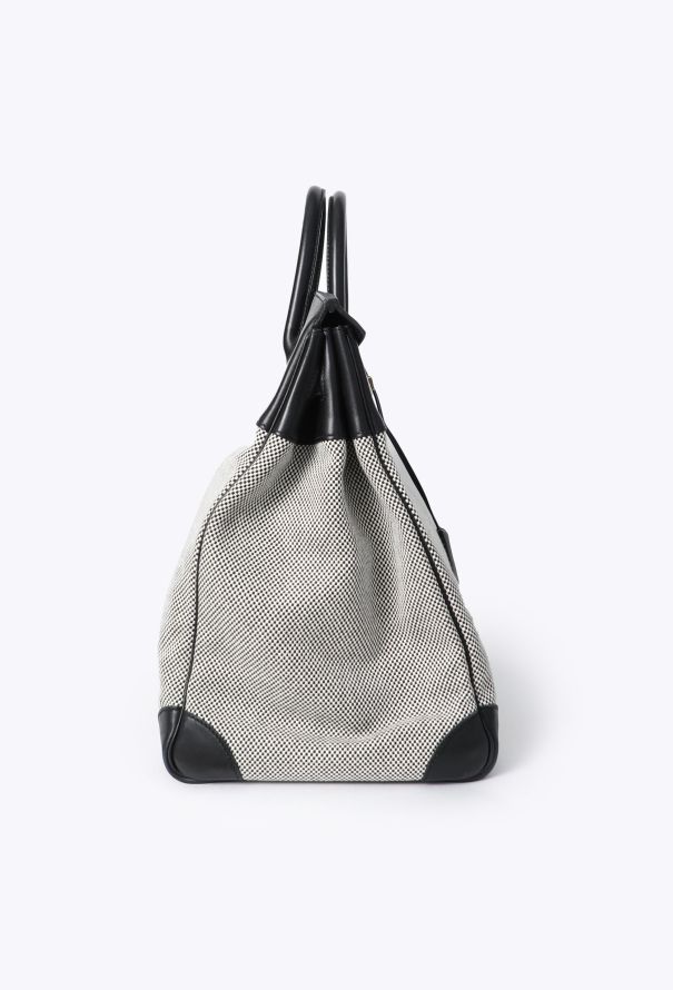 Hermès Evergrain & Toile Criss Haut à Courroies 40 - 5