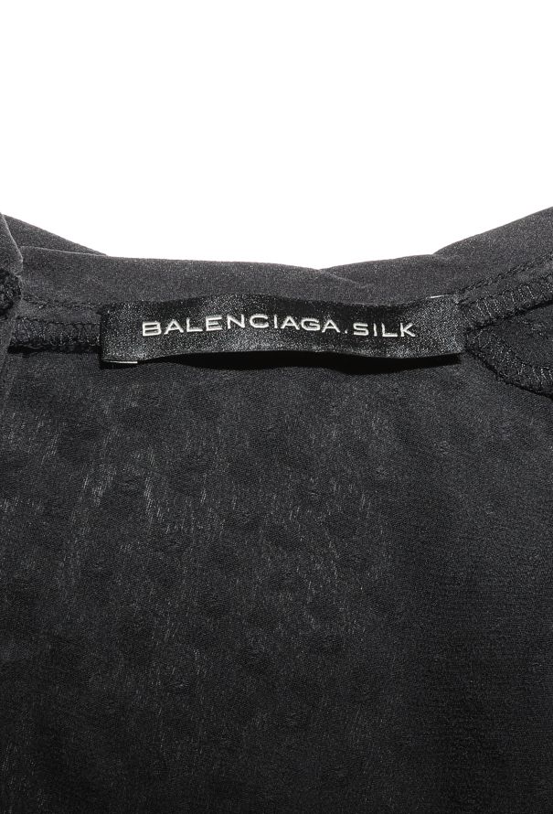 Balenciaga Swiss Knot Silk Dress - 5