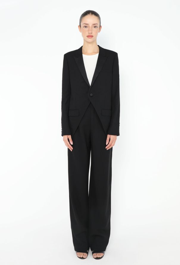 Saint Laurent F/W 2013 Cutaway Smoking Blazer - 4