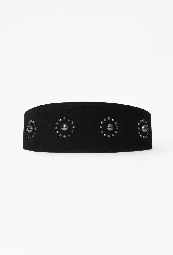 Alaïa Floral Studded Wide Belt - 3
