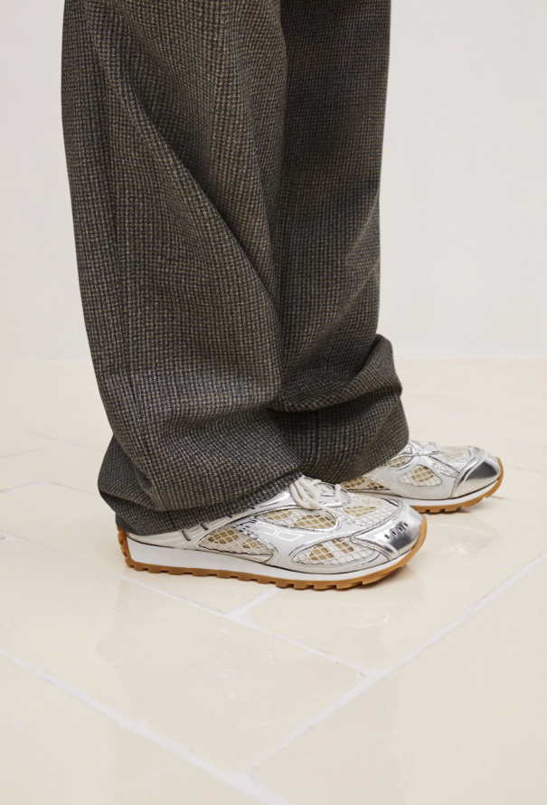 Bottega Veneta Metallic Orbit Sneakers, Resort 2024 - 2