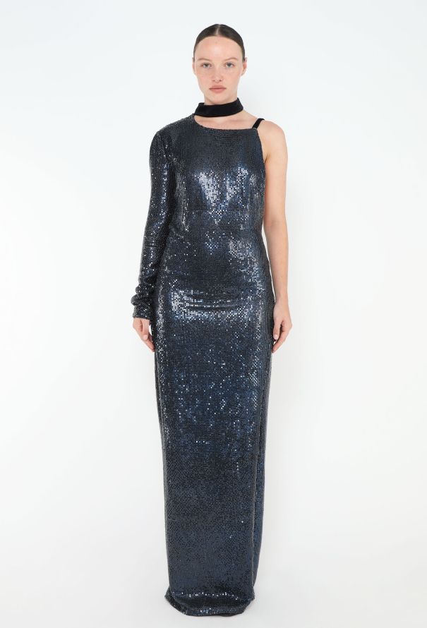 Tom Ford One-Shoulder Mesh Chainmail Gown - 4 Tom Ford One-Shoulder Mesh Chainmail Gown - 4