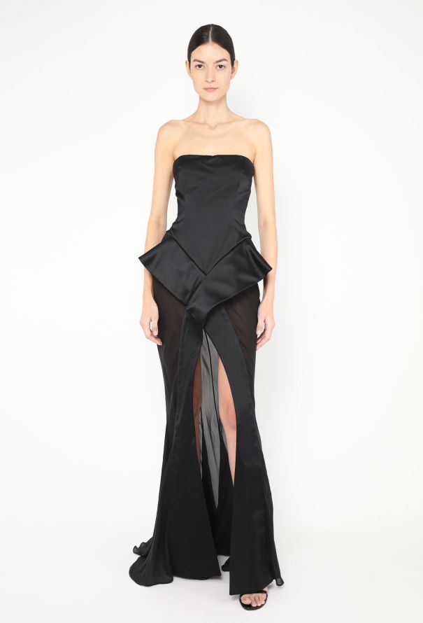 John Galliano HIGHLY COLLECTOR S/S 1995 'Pin-Up' Basque Gown - 1