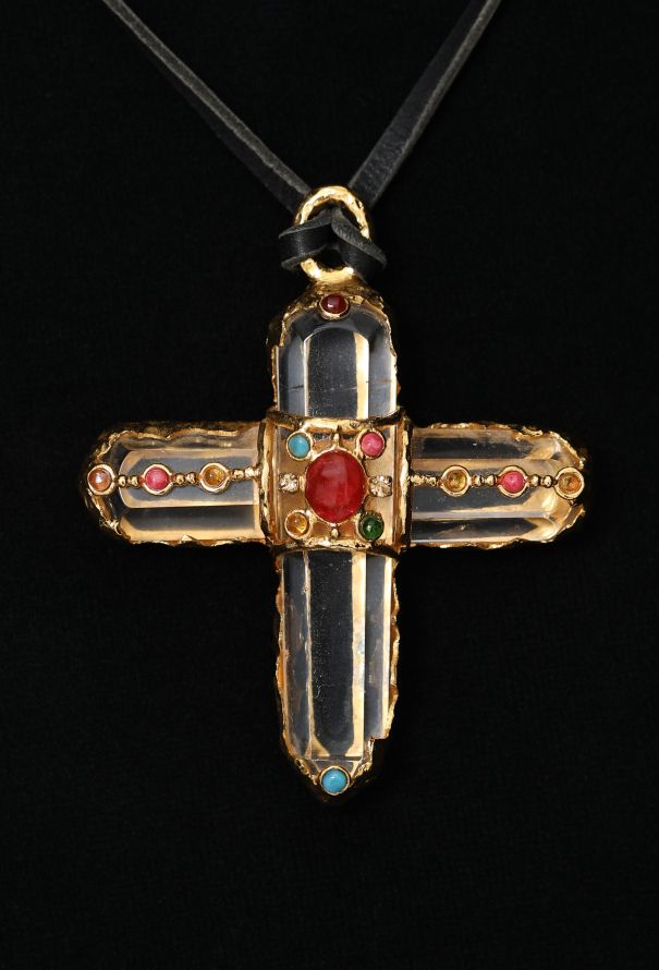 Chanel COVETED F/W 1993 Goossens' Maltese Cross Pendant - 1