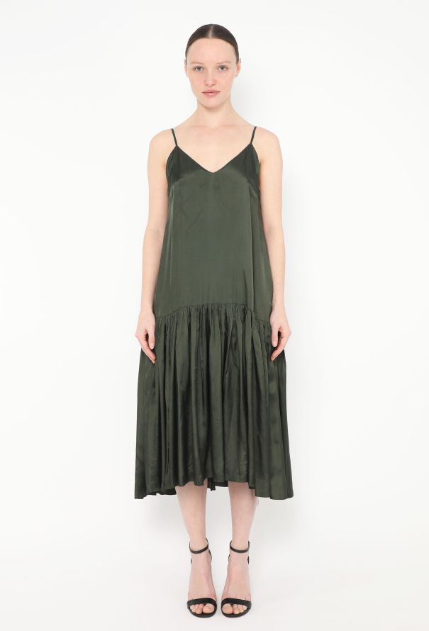 Dries Van Noten S/S 2012 Charmeuse Slip Dress - 1