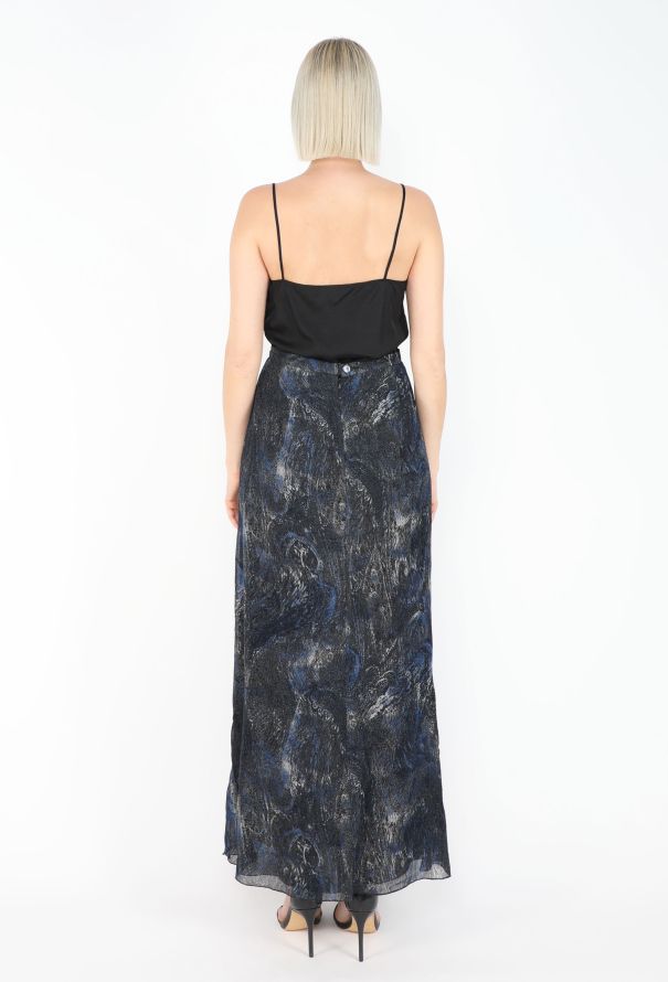 Emanuel Ungaro Iridescent Maxi Skirt Ensemble, 2000 - 7