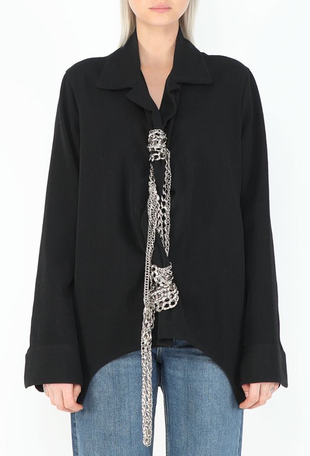 Yohji Yamamoto Collector F/W 2004 Draped Chainlink Jacket - 1