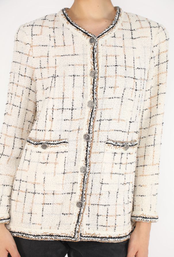 Chanel Cocobot Lamé Tweed Jacket, S/S 2017 - 6