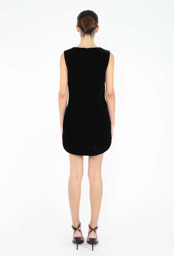 Saint Laurent 2018 Velvet Bow Babydoll Dress - 5