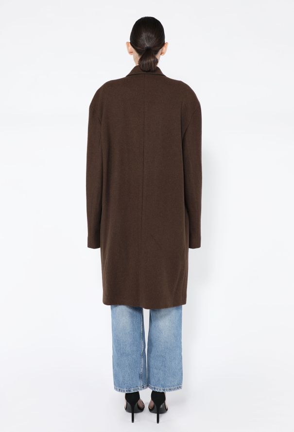 The Row 2022 Silk and Cashmere Tailored Coat - 6