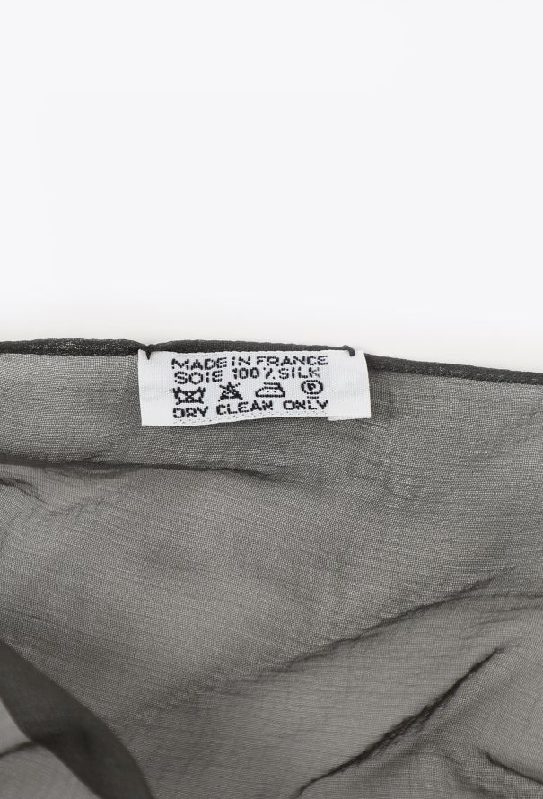 Hermès Vintage Mink Fur & Silk Scarf - 4