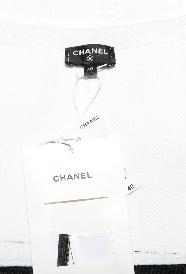 Chanel 2025 Piqué Bicolor Jumpsuit - 6 Chanel 2025 Piqué Bicolor Jumpsuit - 6
