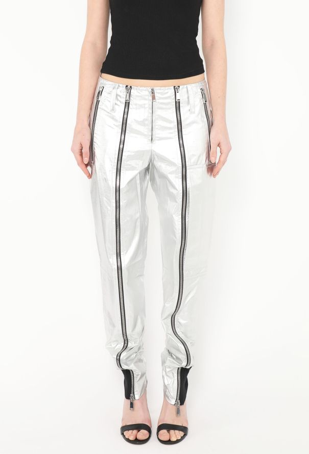 Paco Rabanne S/S 2014 Metallic Zipper Pants - 3 Paco Rabanne S/S 2014 Metallic Zipper Pants - 3