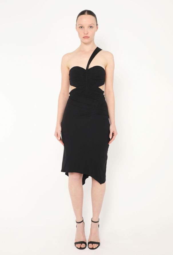 Tom Ford 2003 Chiffon One-Shoulder Dress - Gucci | Authentic