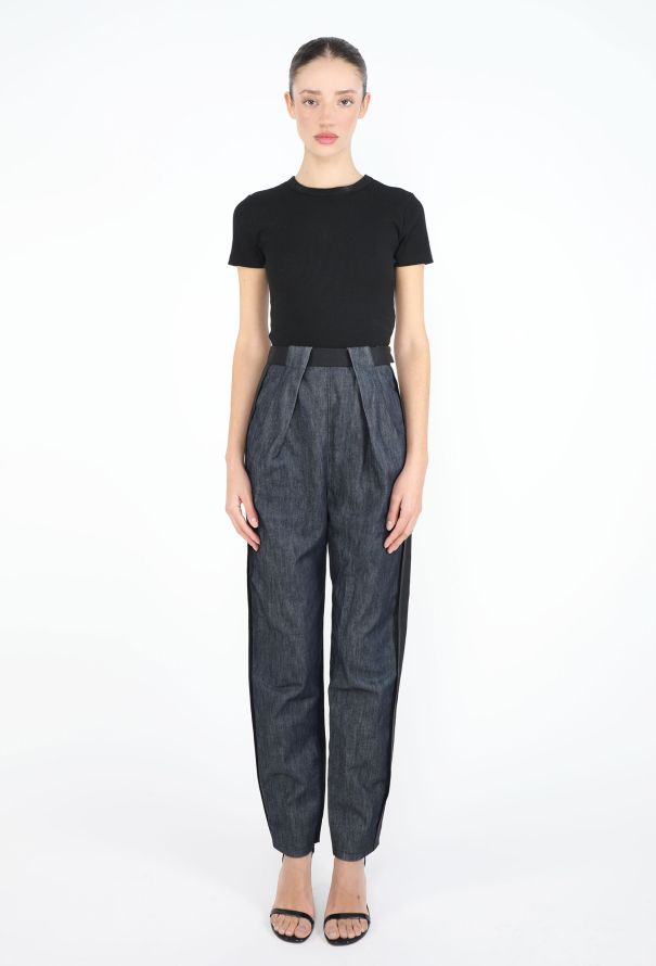 Balenciaga S/S 2012 Colorblock Denim Pants - 3
