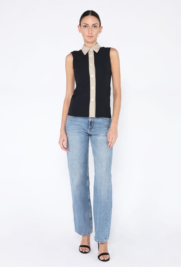 Prada Rare S/S 1996 'Ugly Chic' Polo Top - 5