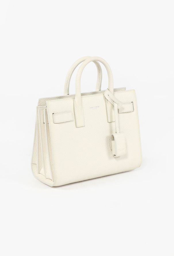 Saint Laurent Leather Nano Sac de Jour - 3