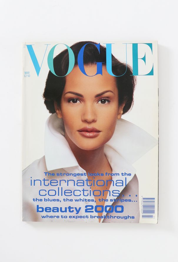 VOGUE UK 1992 Christy, Claudia and Karen Cover Trio - 4