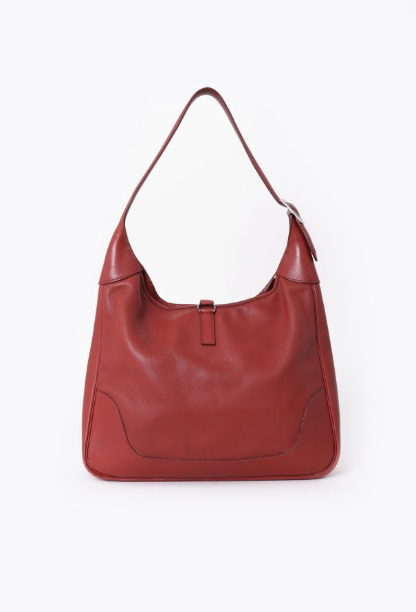 Hermès Red Swift Trim Bag - 3 Hermès Red Swift Trim Bag - 3