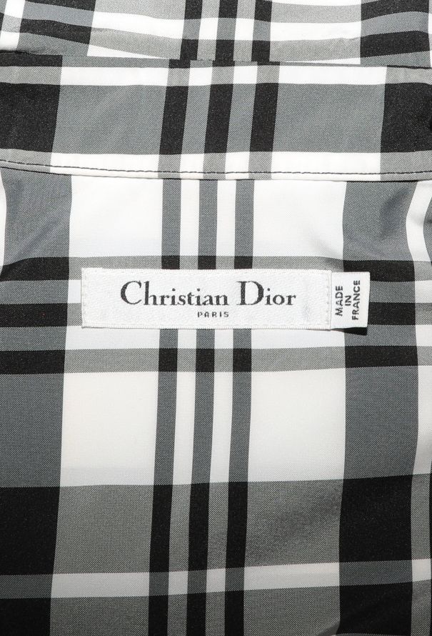 Dior 2024 Plaid Belted Shirt Dress - 5