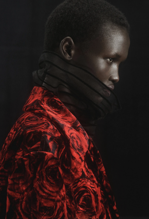 Dries Van Noten F/W 2021 Velvet Rose Printed Jacket - 2