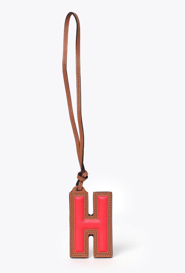 Moynat Calfskin 'H' Bag Charm - 1