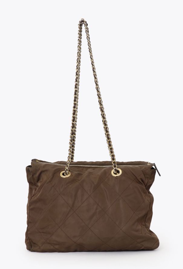 Prada 1995 Quilted Nylon Shoulder Bag - 5