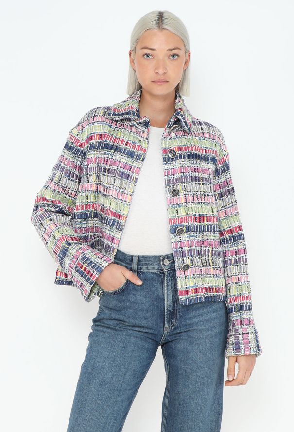 Chanel 2021 Patchwork Lesage 'CC' Jacket - 1