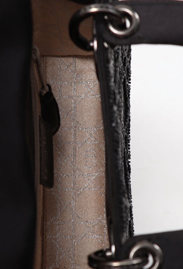 Dior '90s Mini Lady Dior  Satin Cannage Bag - 12