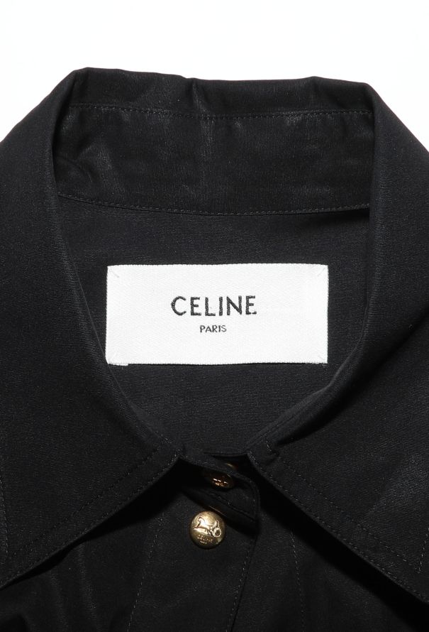 Céline Belted Calèche Cotton Dress, 2022 - 7
