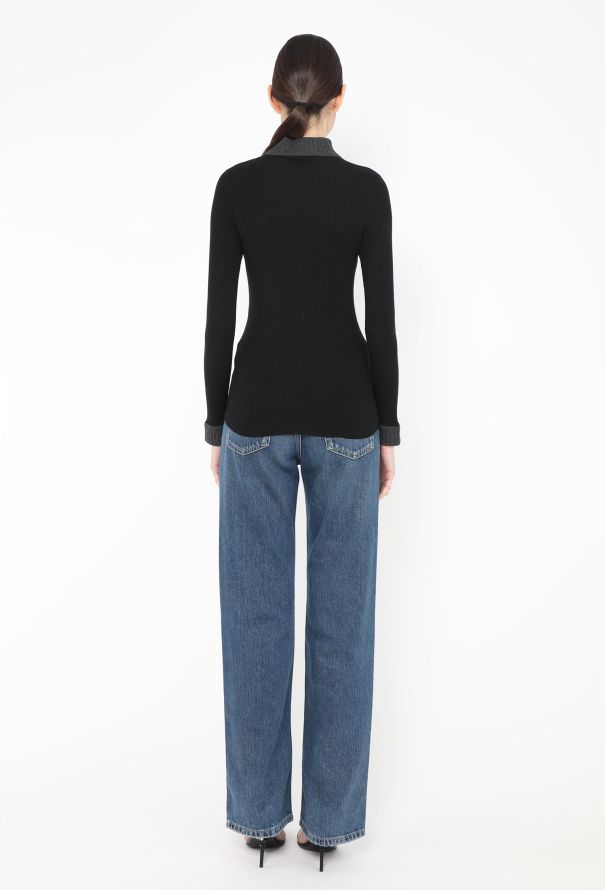 Loewe 'Second Skin' Turtleneck Sweater - 4