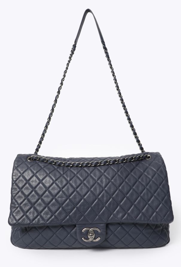 Chanel S/S 2016 Airlines XXL Classic Flap Bag - 4