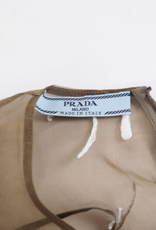 Prada 2024 Embroidered Organza Dress - 5
