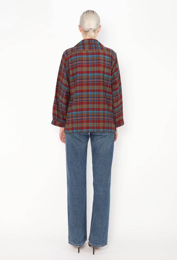 Saint Laurent 1979 Plaid Flannel Shirt - 5 Saint Laurent 1979 Plaid Flannel Shirt - 5