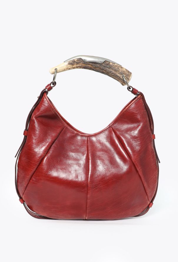 Saint Laurent 2000s Leather Mombasa Bag - 5