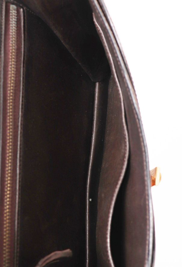 Hermès '70s Brown Lizard Alcazar Bag - 13 Hermès '70s Brown Lizard Alcazar Bag - 13