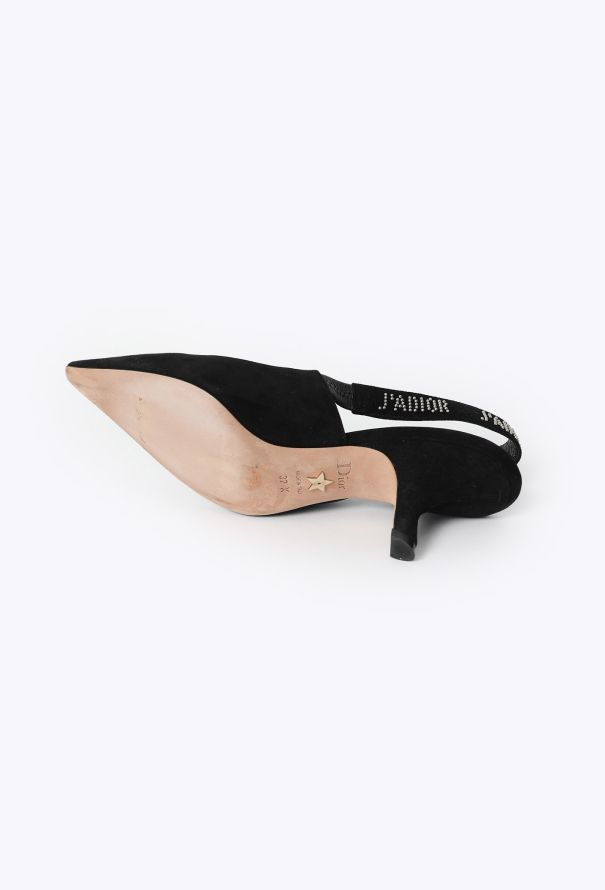 Dior Suede J'Adior Slingback Pumps - 5