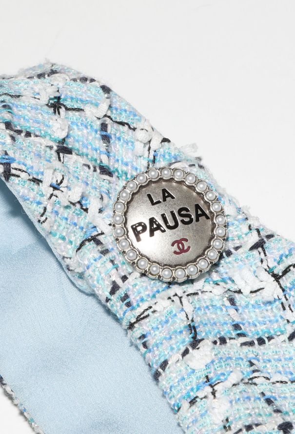 Chanel Resort 2019 'La Pausa' Tweed Belted Dress - 7 Chanel Resort 2019 'La Pausa' Tweed Belted Dress - 7