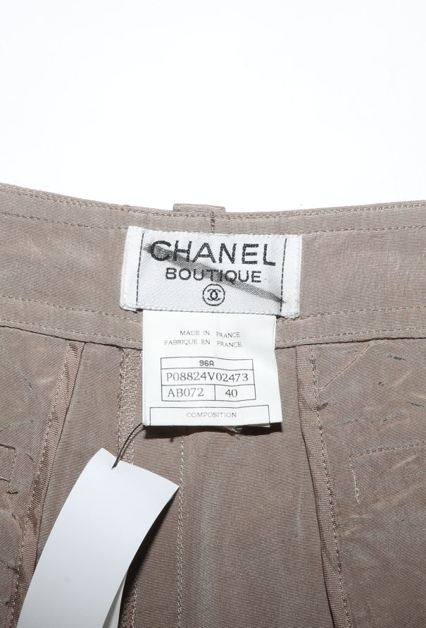 Chanel F/W 1996 Grosgrain Cargo Pants - 6