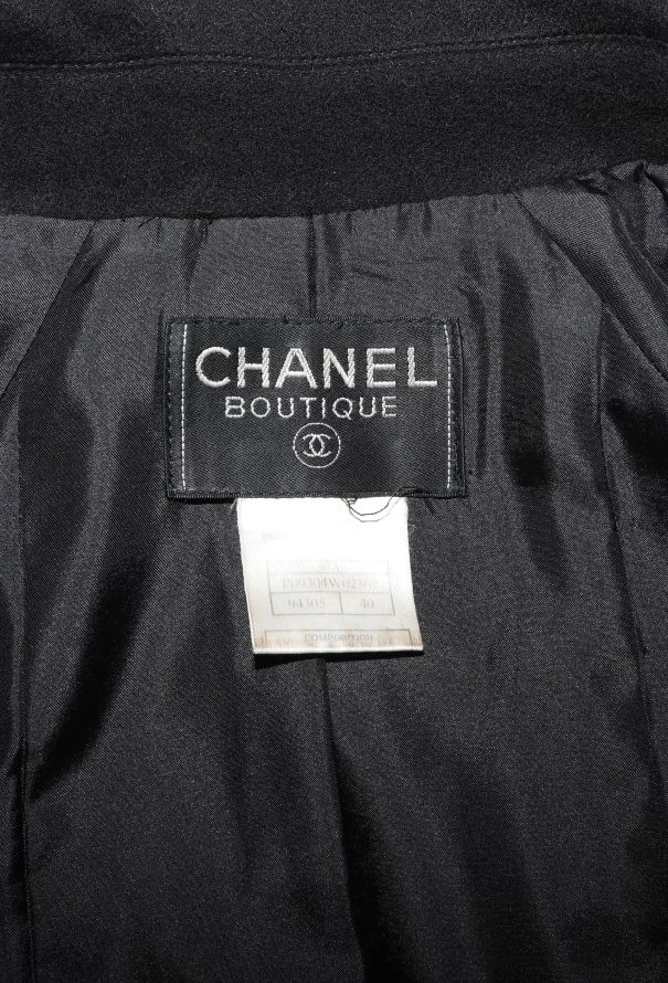 Chanel 1997 Belted Cashmere 'CC' Coat - 6