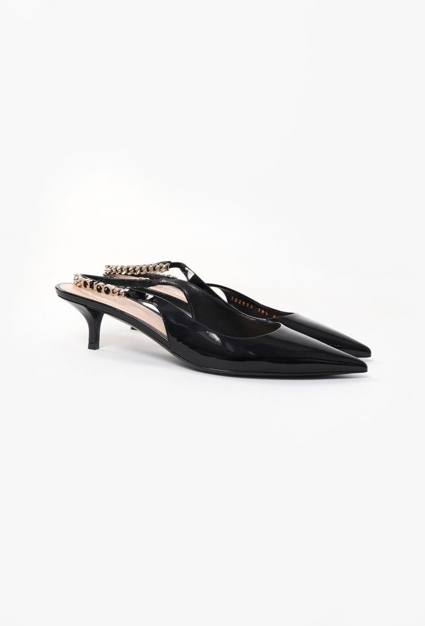 Gucci S/S 2024 Signoria Chainlink Slingbacks - 3