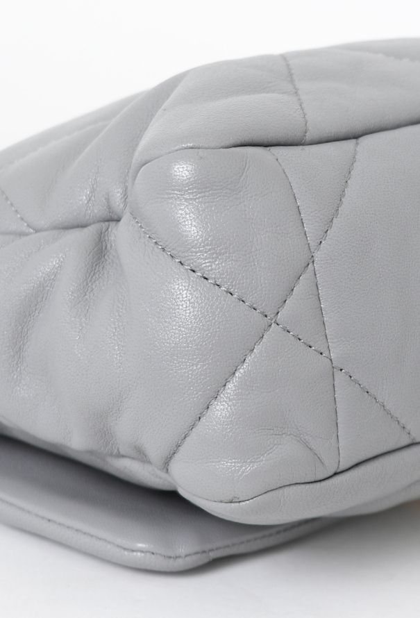 Chanel Grey 19 Medium Flap Bag - 9