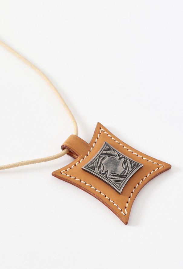 Hermès 2001 Sterling Touareg Leather Necklace - 3 Hermès 2001 Sterling Touareg Leather Necklace - 3
