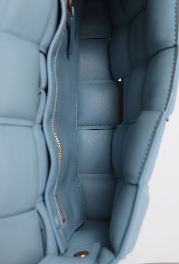 Bottega Veneta S/S 2020 Pale Blue Padded Cassette Bag - 13