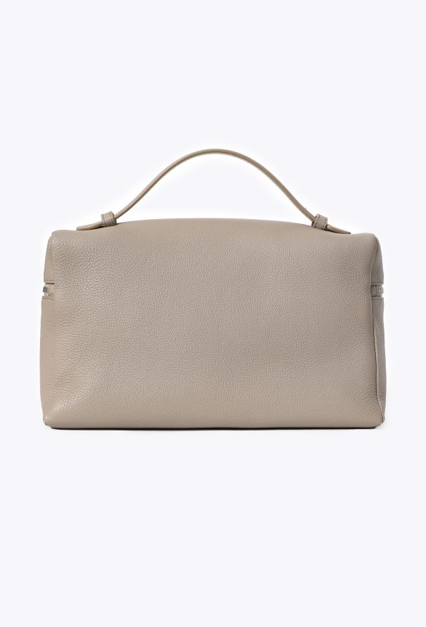 Loro Piana Taupe Extra Pocket L27 Bag - 5