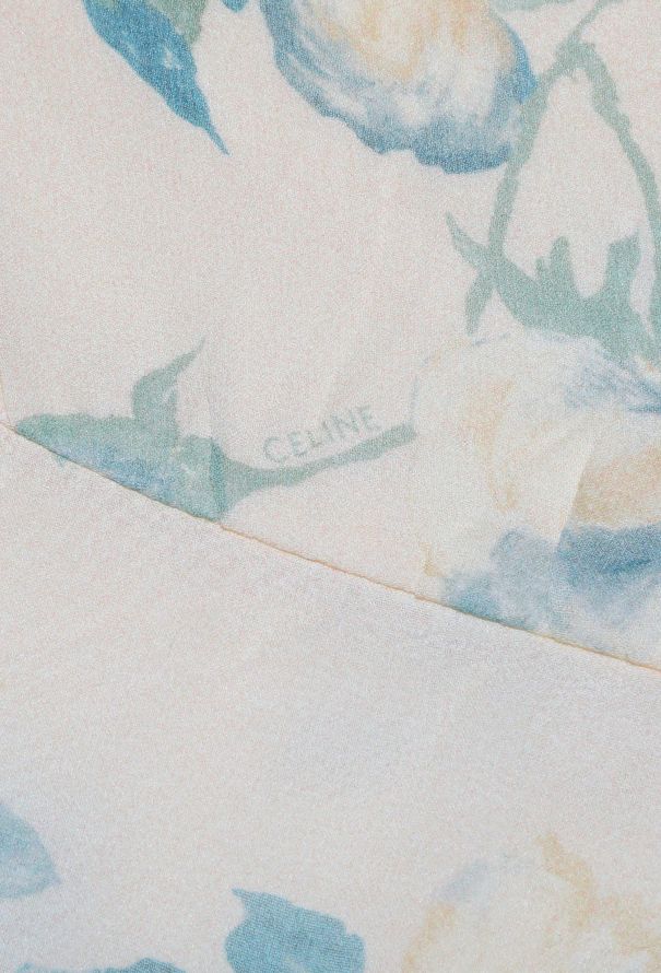Céline 2020 Blooming Floral Chiffon Dress - 6