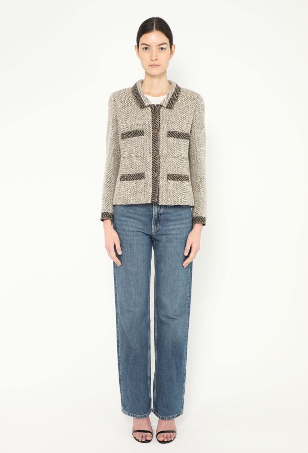 Chanel F/W 1998 Tweed Pocket Jacket - 3