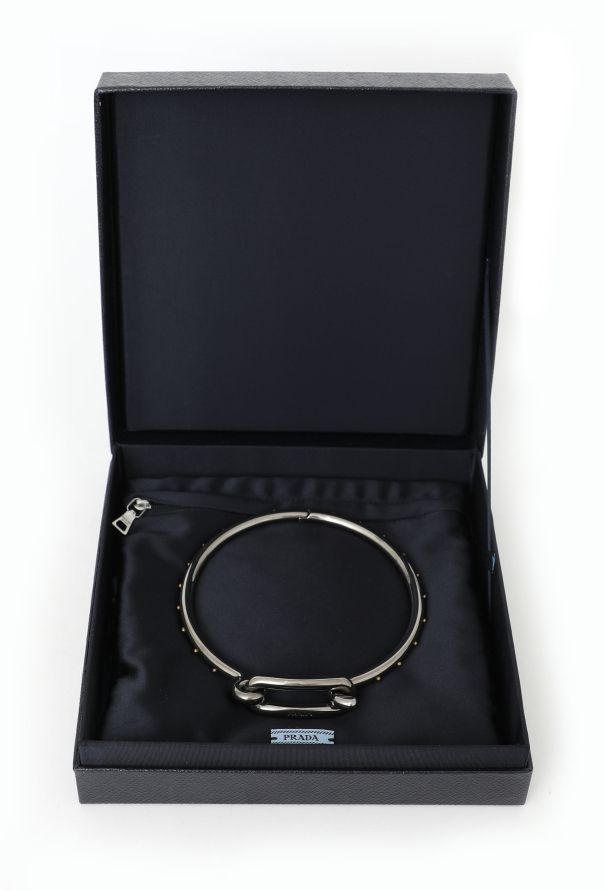 Prada F/W 2016 Studded Hook Choker - 1