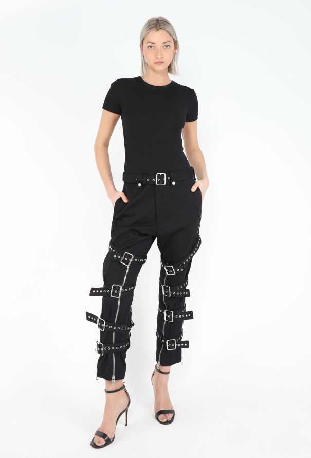 Loewe F/W 2021 Eyelet Bondage Trousers - 1