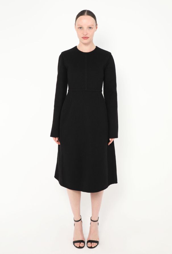 Céline Cashmere A-Line Dress - 1